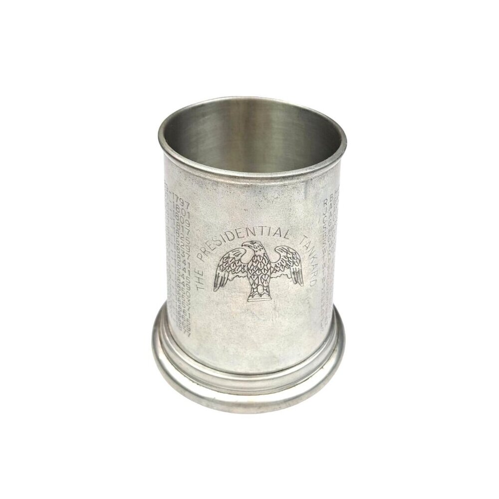 Vintage Pewter Tankard Presidents History Mug Engraved Viners Sheffield England